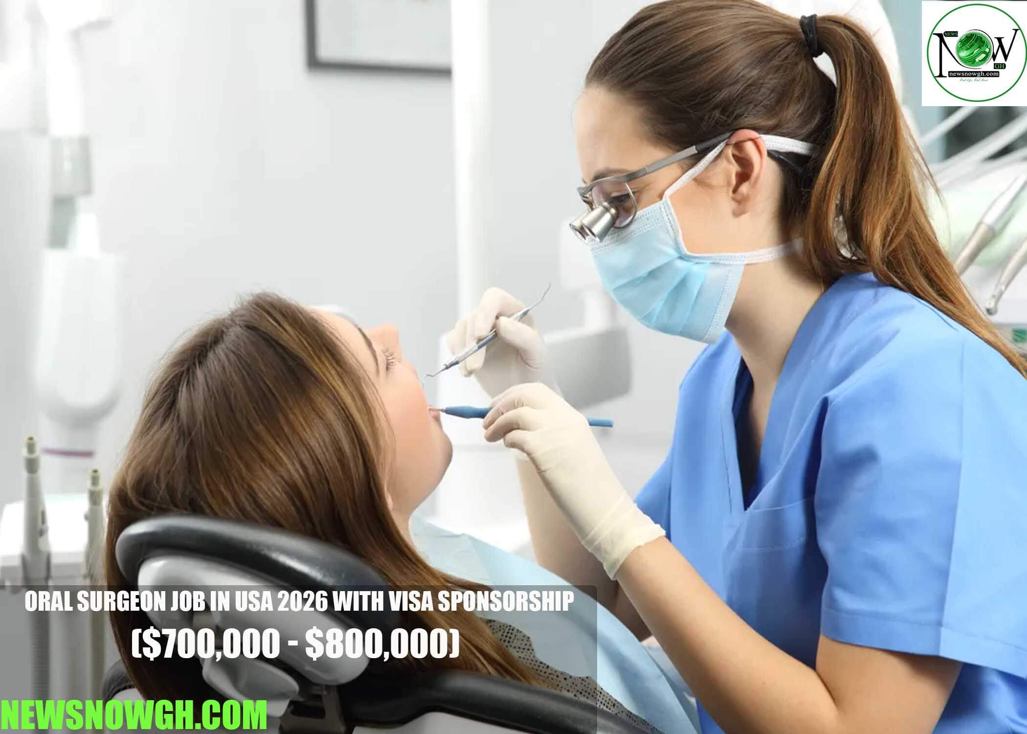 Oral Surgeon Job in USA 2026 with Visa Sponsorship