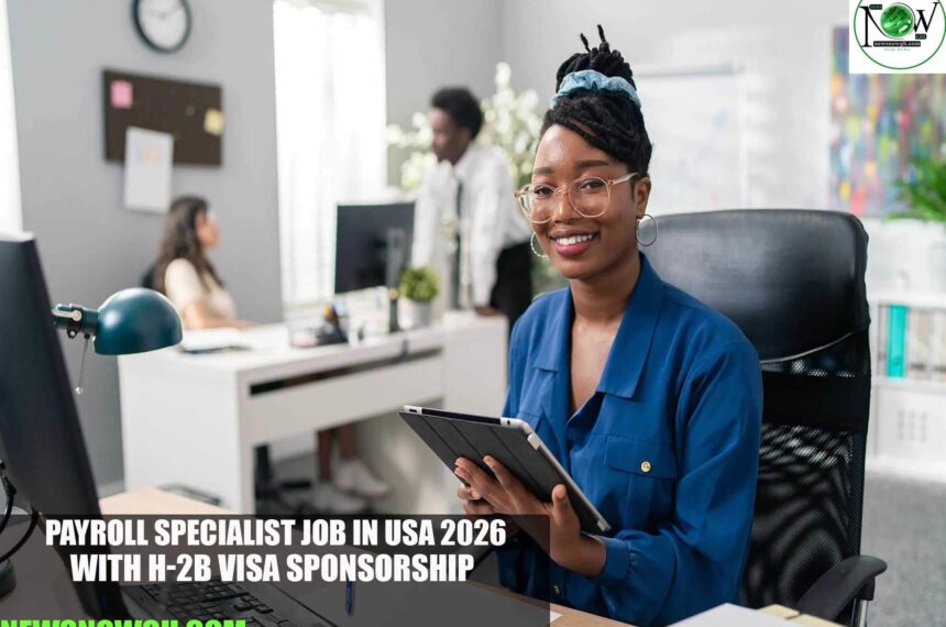 Payroll Specialist Job in USA 2026 with H-2B Visa Sponsorship