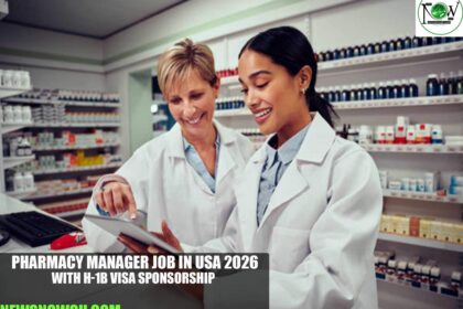 Pharmacy Manager Job in USA 2026 with H-1B Visa Sponsorship