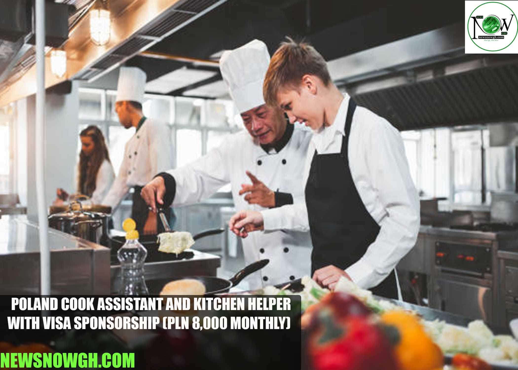 Poland Cook Assistant and Kitchen Helper Jobs