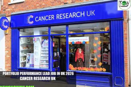 Portfolio Performance Lead Job in UK 2026 | Cancer Research UK