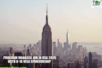 Program Manager Job in USA 2026 with H-1B Visa Sponsorship