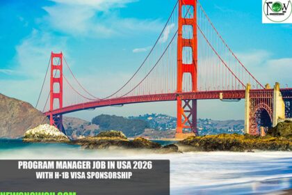 Program Manager Job in USA 2026 with H-1B Visa Sponsorship