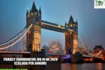 Project Coordinator Job in UK 2026