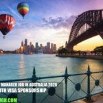Project Manager Job in Australia 2026 with Visa Sponsorship