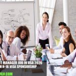 Project Manager Job in USA 2026 with H-1B Visa Sponsorship