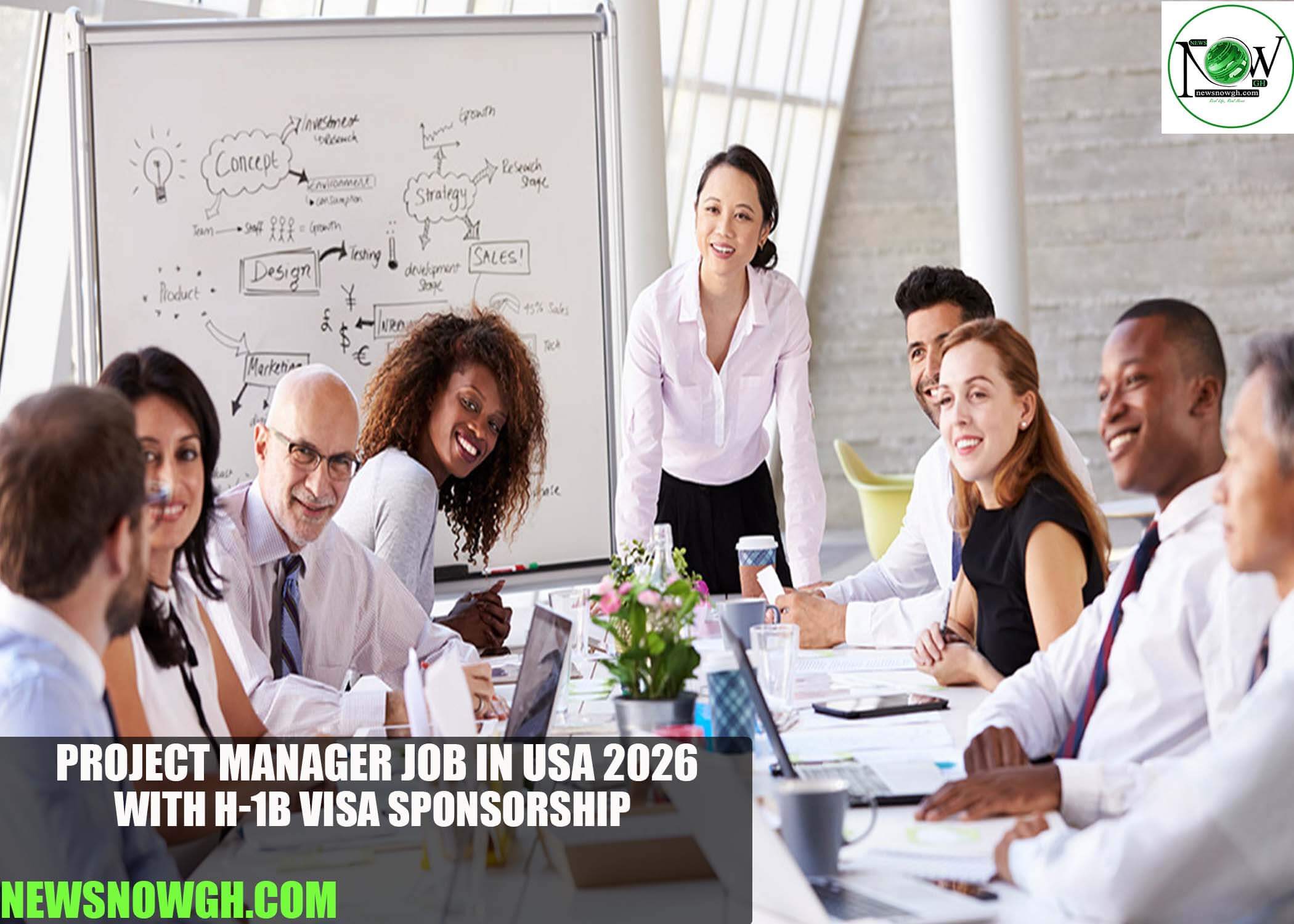 Project Manager Job in USA 2026 with H-1B Visa Sponsorship