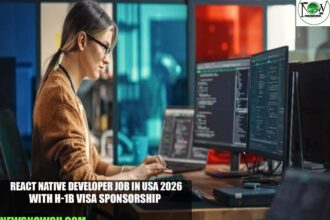 React Native Developer Job in USA 2026 with H-1B Visa Sponsorship