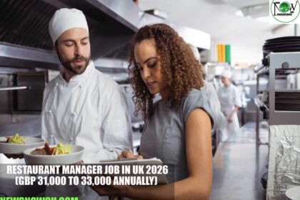 Restaurant Manager Job in UK 2026