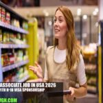 Sales Associate Job in USA 2026 with H-1B Visa Sponsorship