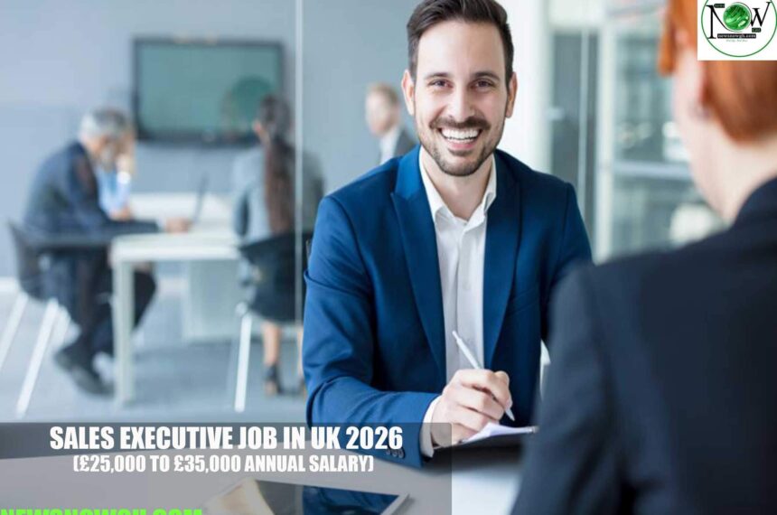 Sales Executive Job in UK 2026