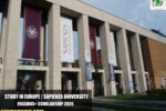 Sapienza University Erasmus+ Scholarship