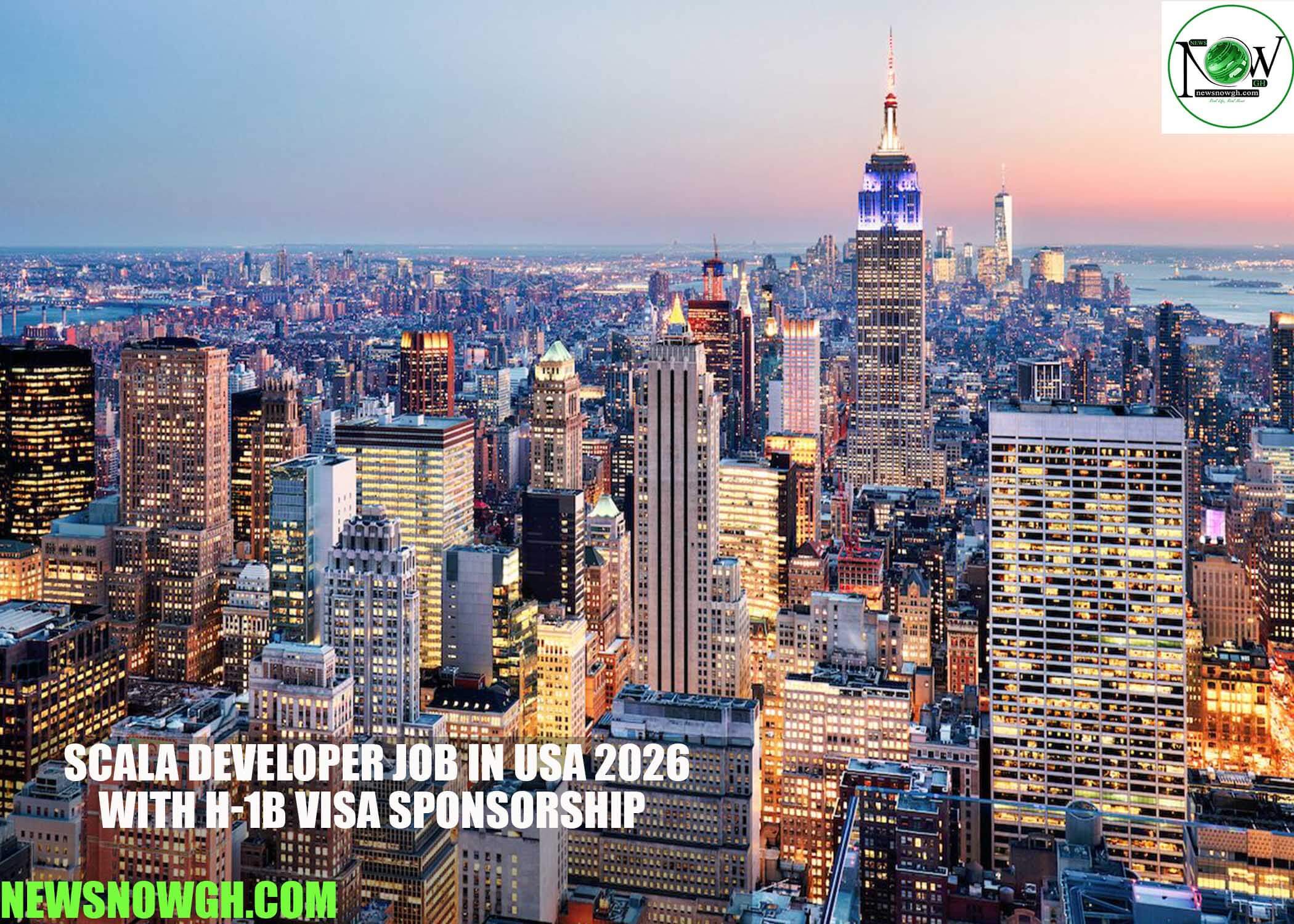 Scala Developer Job in USA 2026 with H-1B Visa Sponsorship