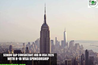Senior SAP Consultant Job in USA 2026 with H-1B Visa Sponsorship