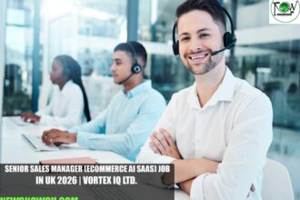 Senior Sales Manager (Ecommerce AI SaaS) Job in UK 2026 | Vortex IQ Ltd.