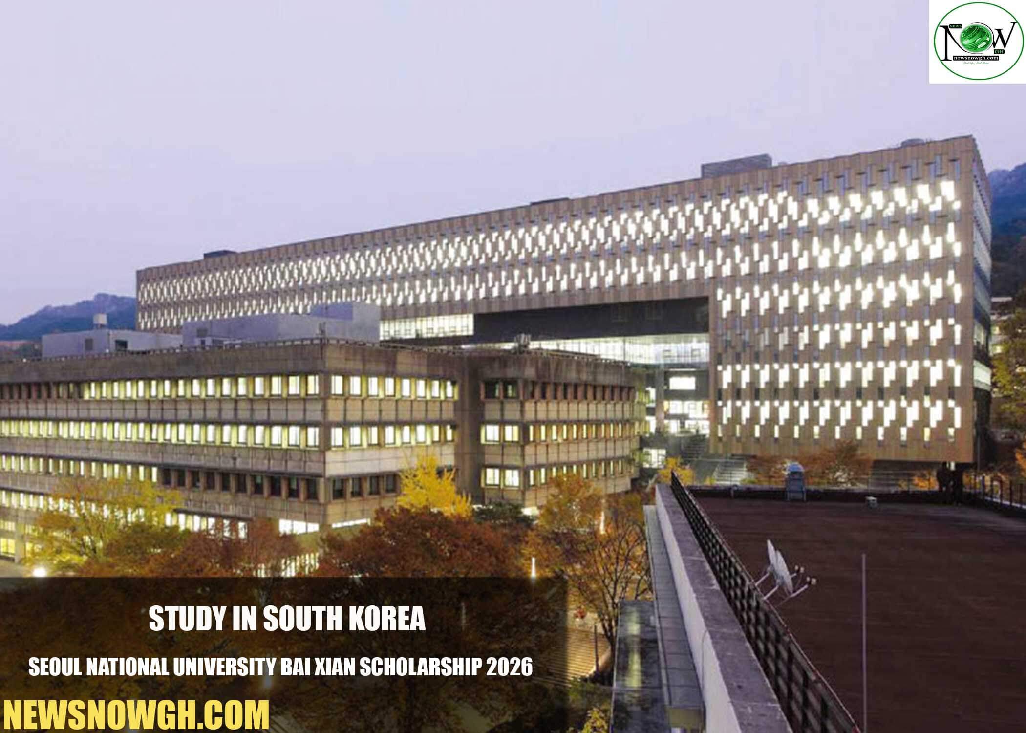 Seoul National University BAI XIAN Scholarship