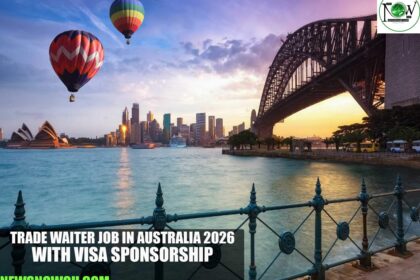 Trade Waiter Job in Australia 2026 with Visa Sponsorship
