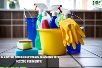 UK Aldi Store Cleaning Jobs with Visa Sponsorship 2026