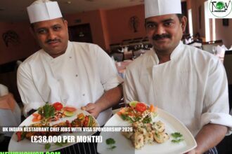 UK Indian Restaurant Chef Jobs with Visa Sponsorship