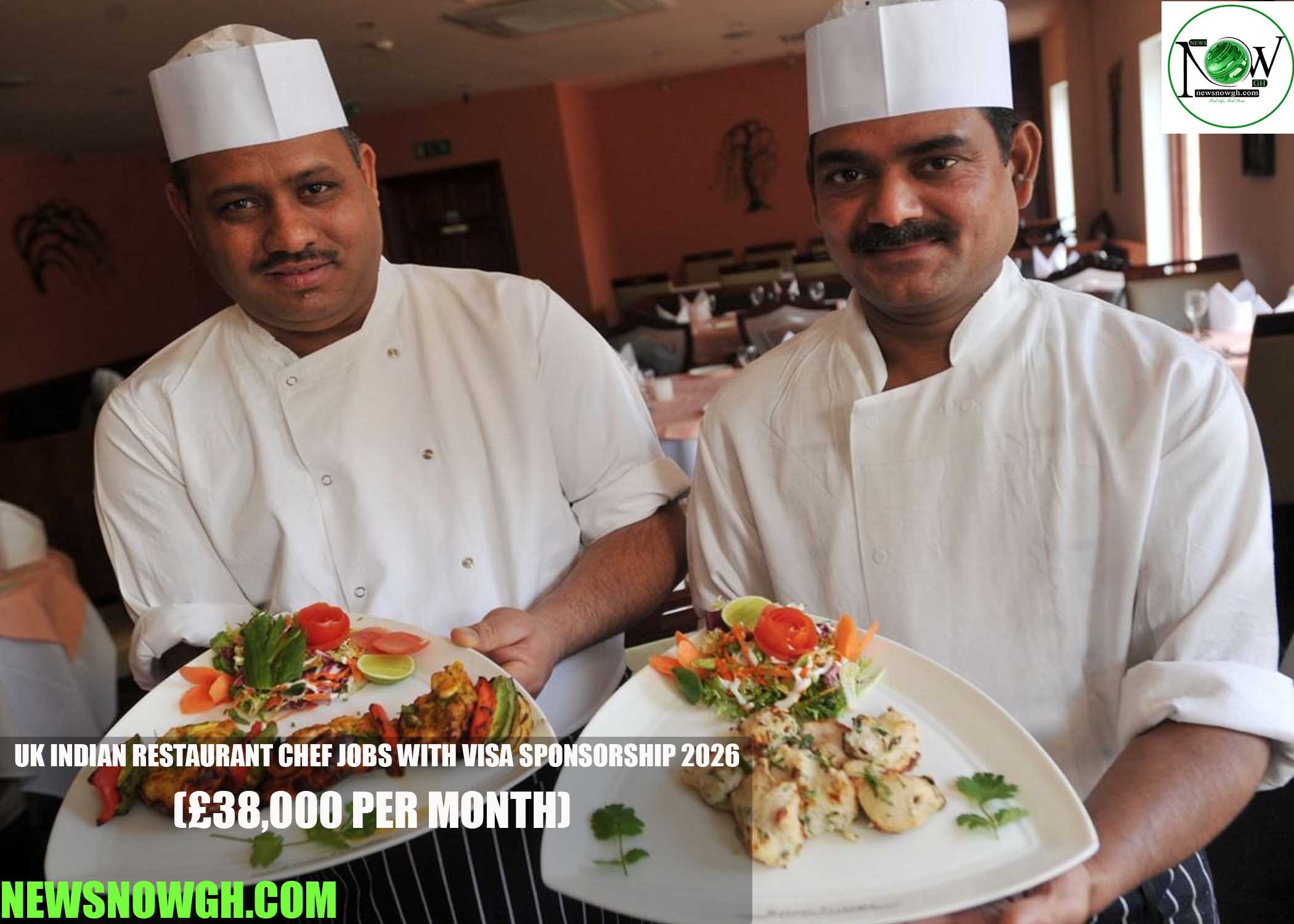 UK Indian Restaurant Chef Jobs with Visa Sponsorship