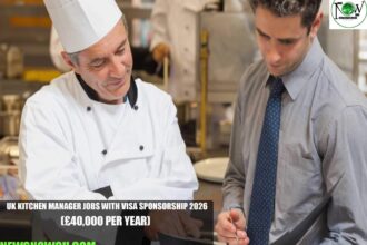 UK Kitchen Manager Jobs with Visa Sponsorship