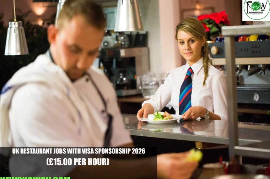 UK Restaurant Jobs with Visa Sponsorship 2026