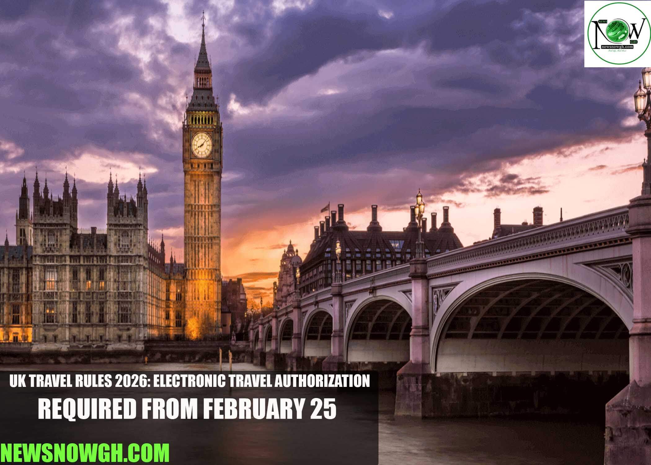 UK Travel Rules 2026: Electronic Travel Authorization Required From February 25