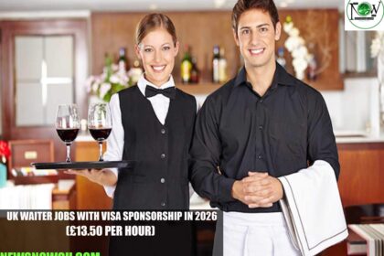 UK Waiter Jobs with Visa Sponsorship in 2026