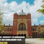 University of Birmingham Stanley Ray Scholarship