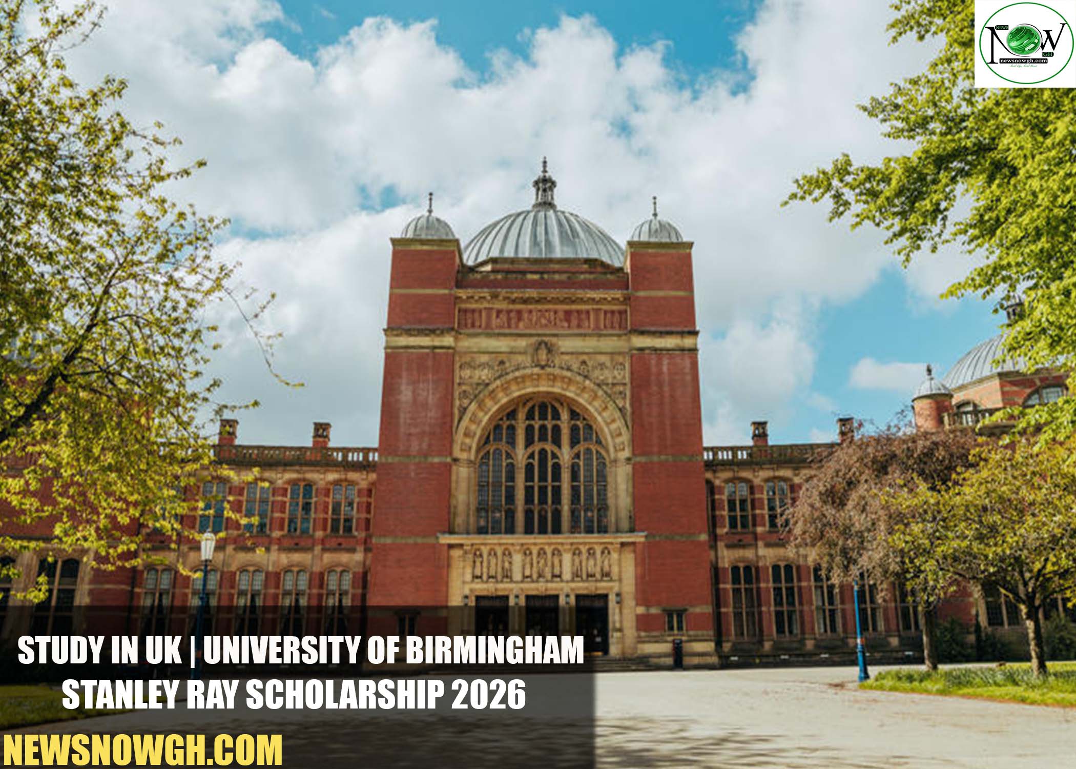 University of Birmingham Stanley Ray Scholarship