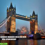 Advisory Services Manager Job in UK 2026