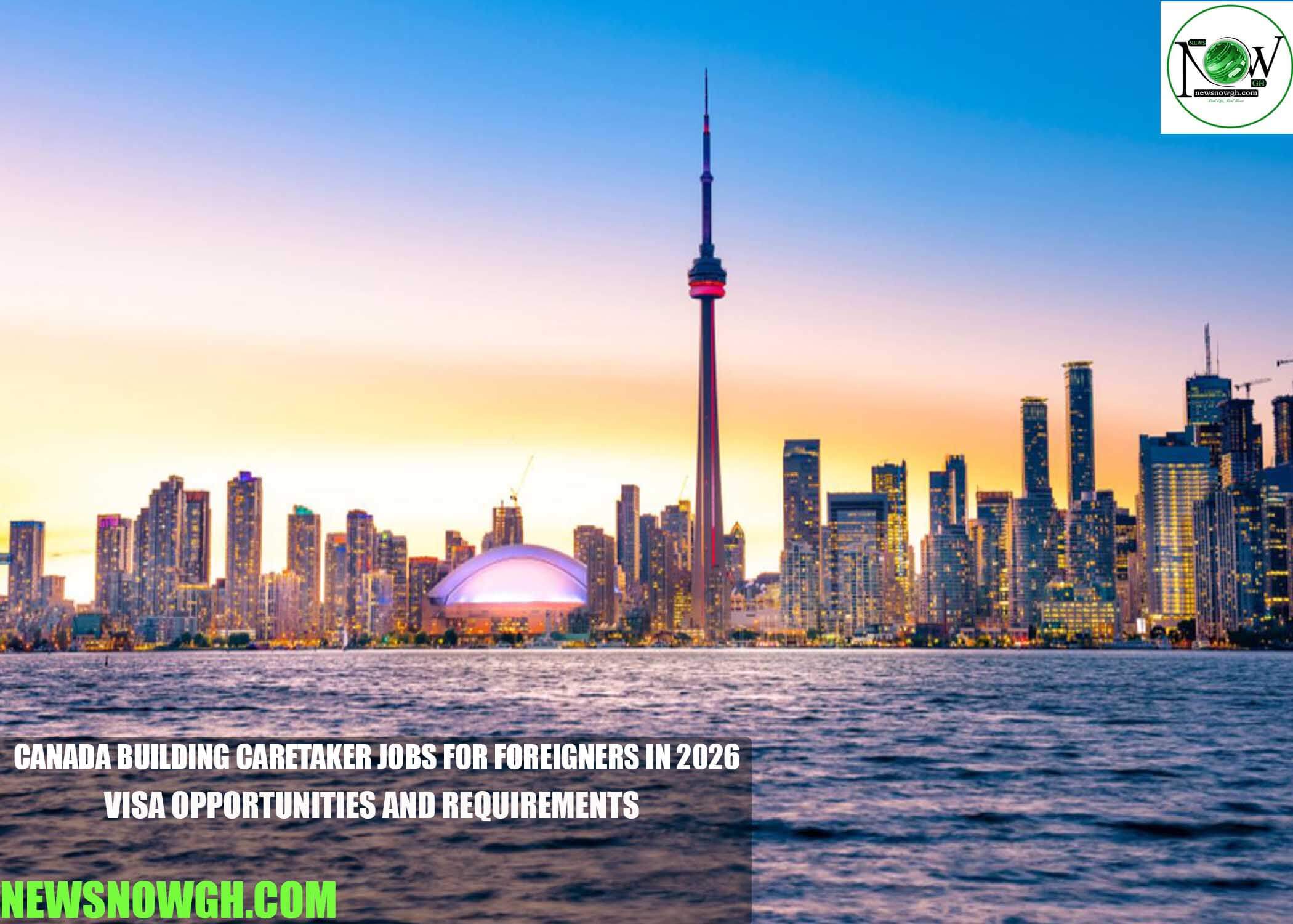 Canada Building Caretaker Jobs for Foreigners