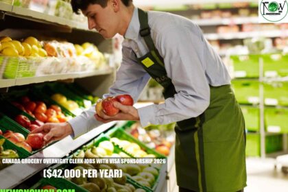 Canada Grocery Overnight Clerk Jobs with Visa Sponsorship 2026