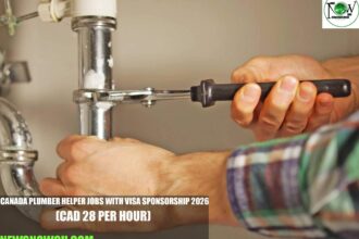Canada Plumber Helper Jobs with Visa Sponsorship 2026