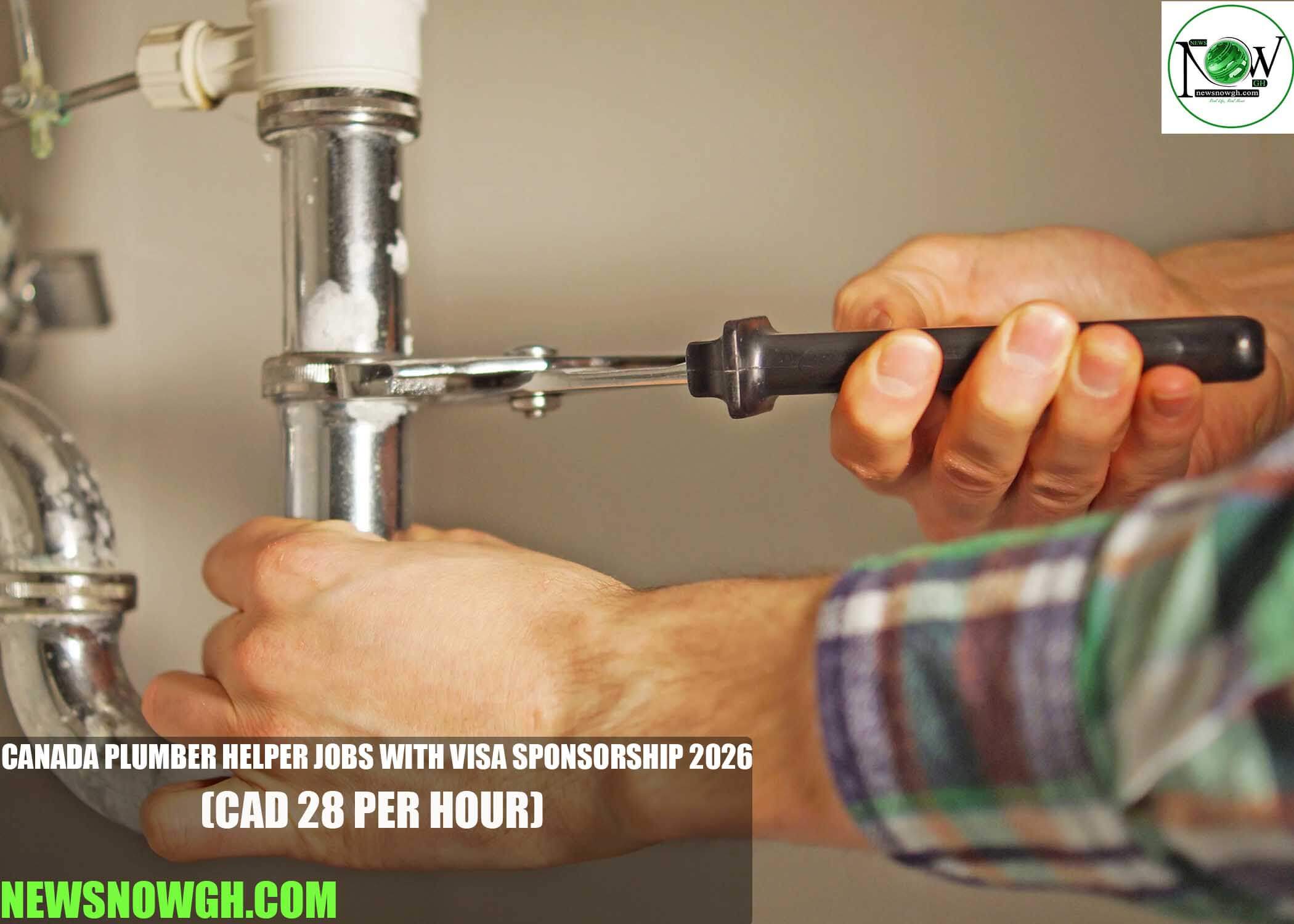 Canada Plumber Helper Jobs with Visa Sponsorship 2026