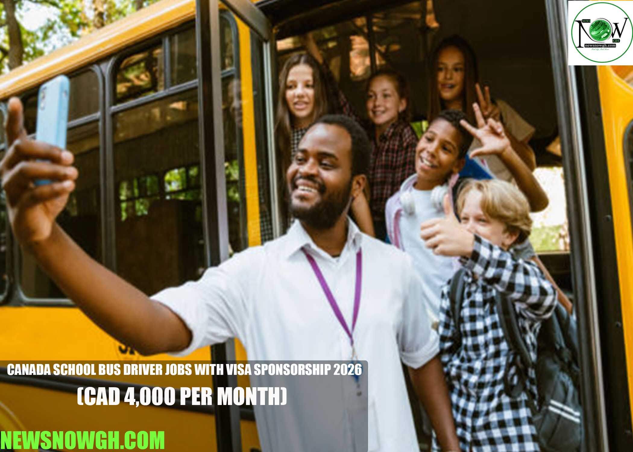 Canada School Bus Driver Jobs with Visa Sponsorship 2026