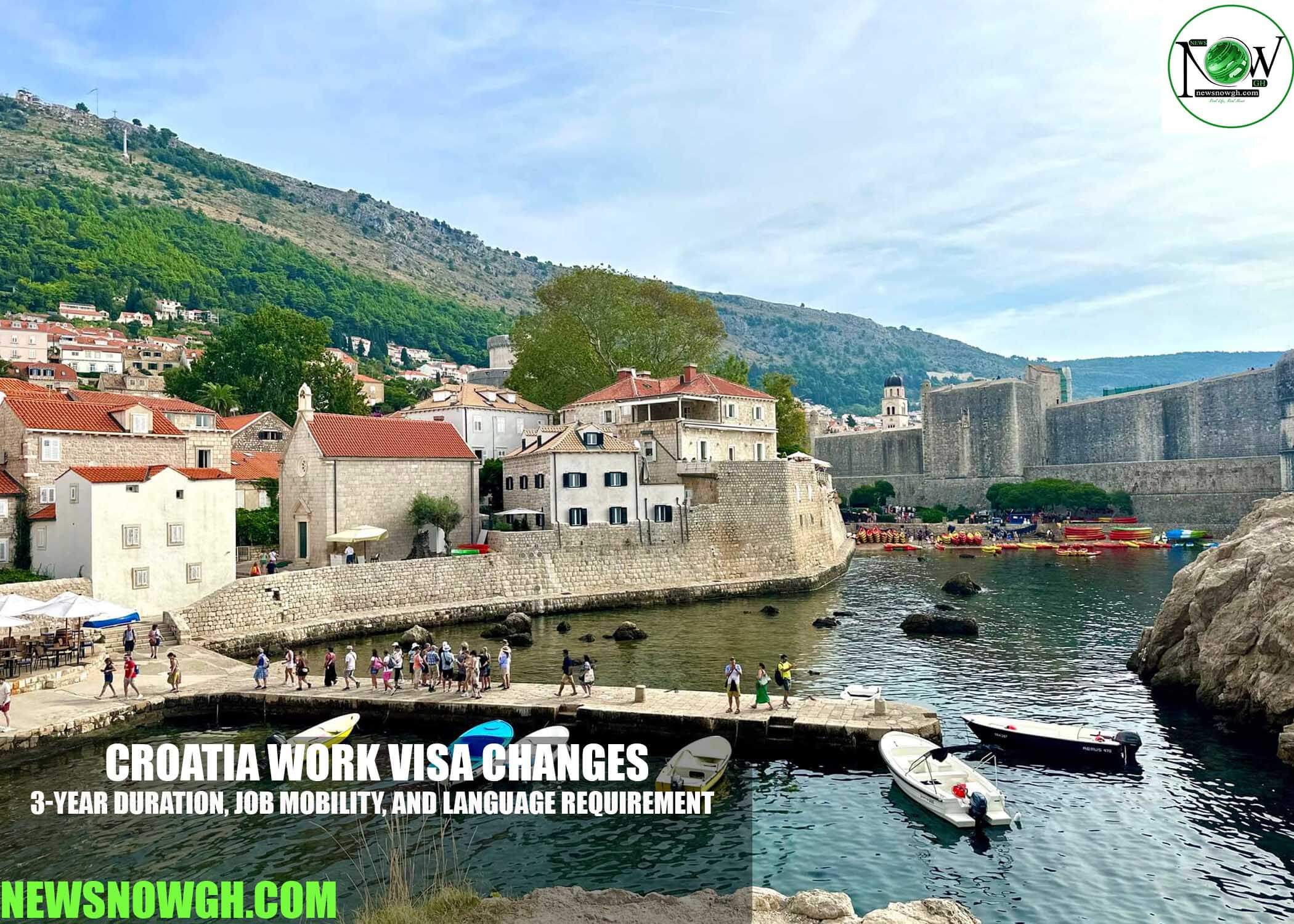 Croatia Work Visa Changes: 3-Year Duration, Job Mobility, and Language Requirement