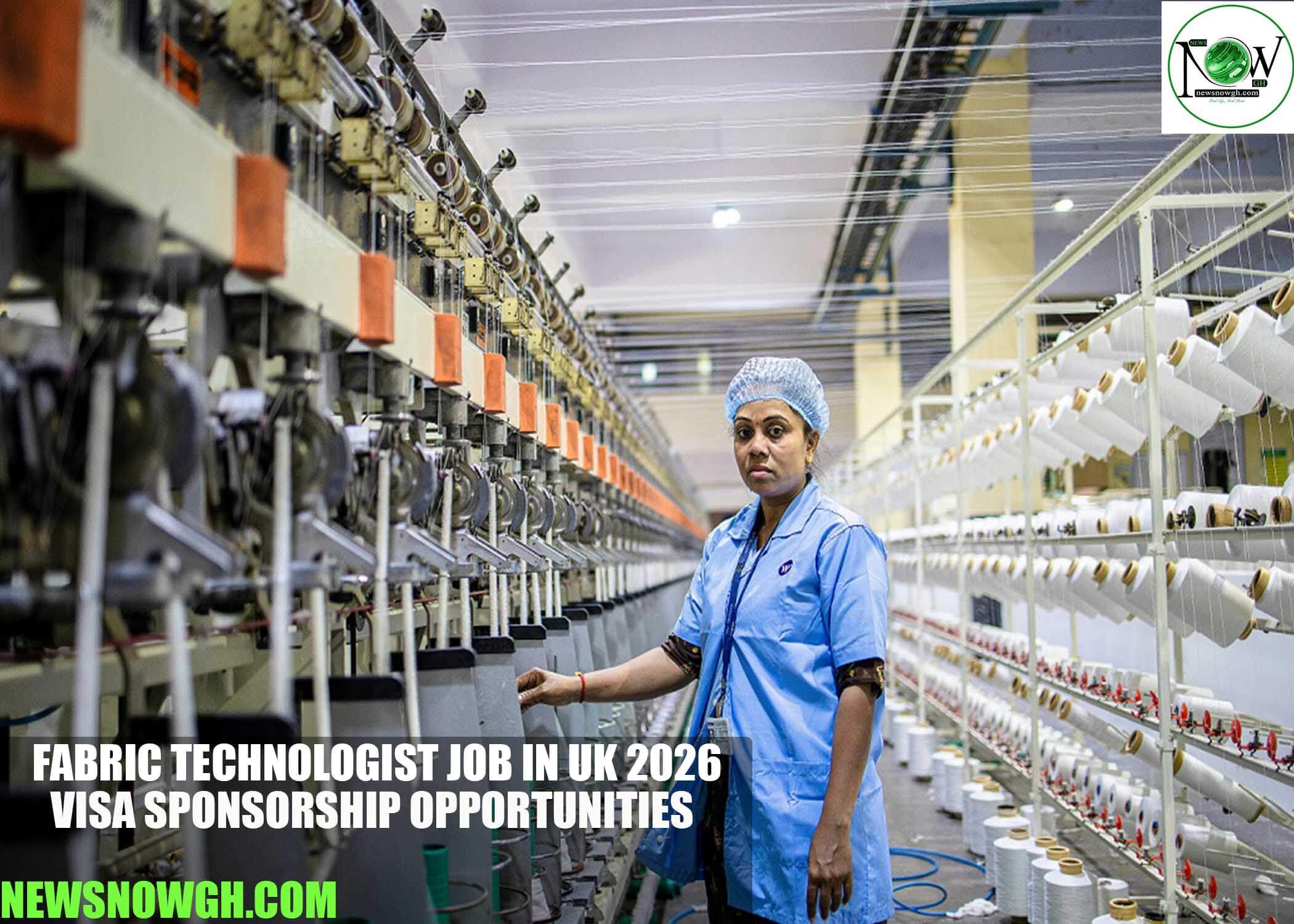Fabric Technologist Job in UK 2026