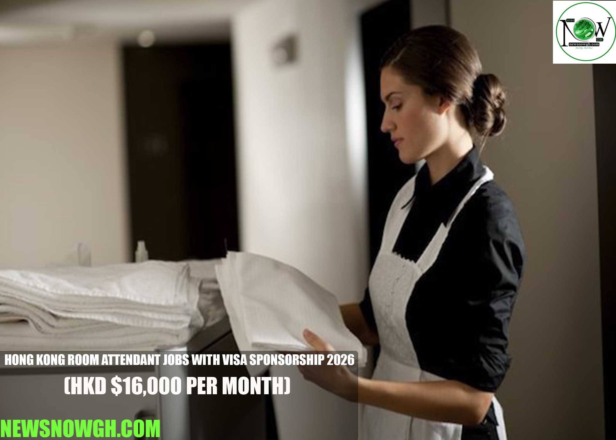 Hong Kong Room Attendant Jobs with Visa Sponsorship 2026