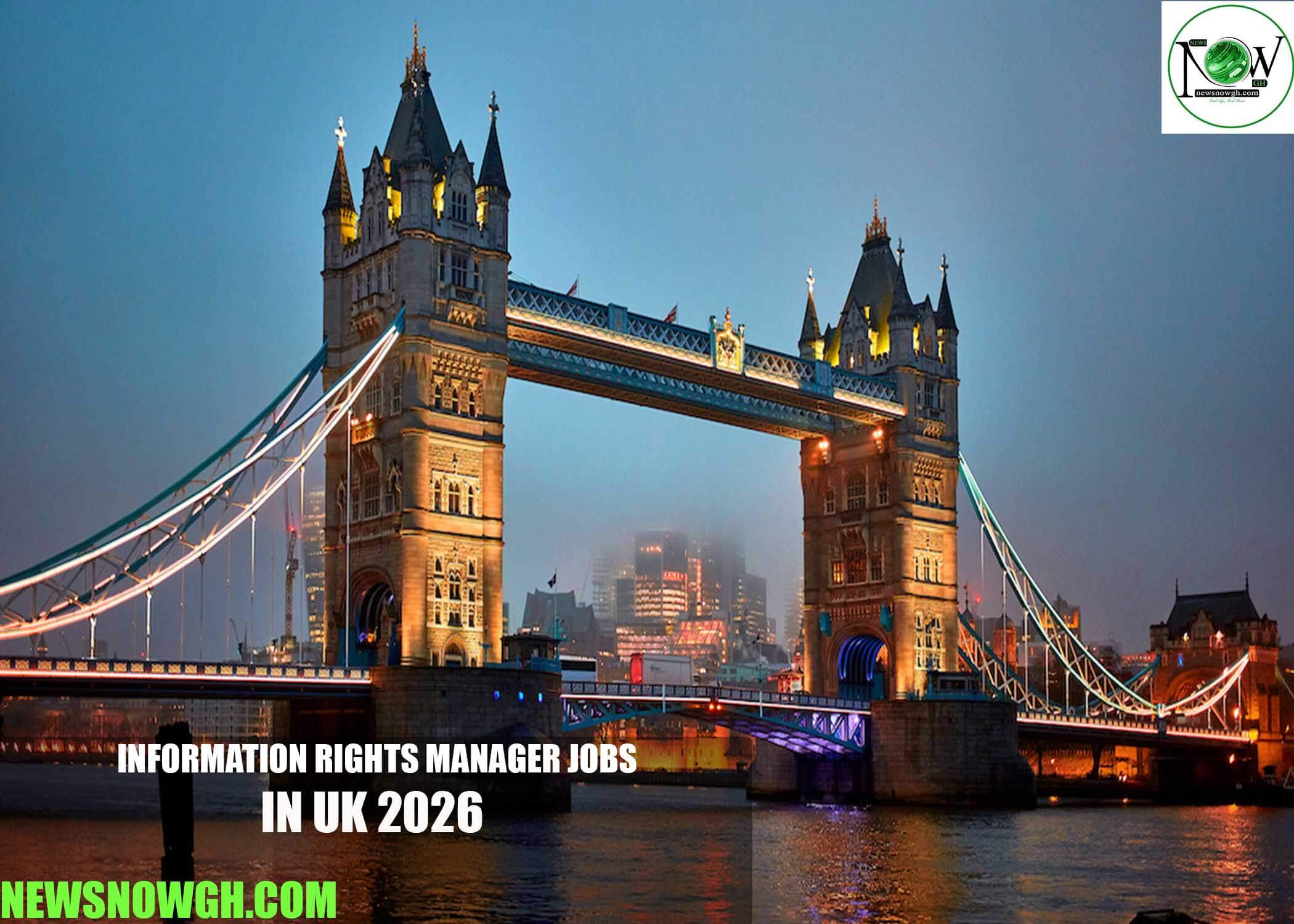 Information Rights Manager Jobs in UK 2026
