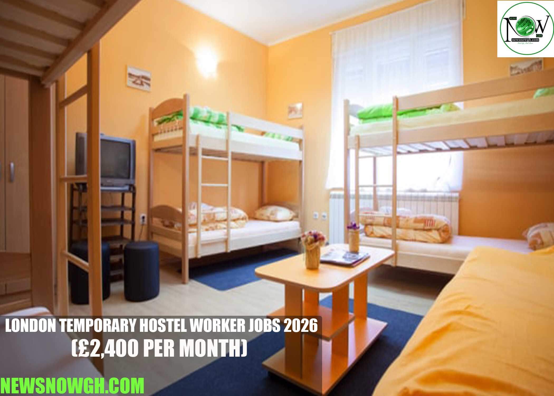 London Temporary Hostel Worker Jobs 2026