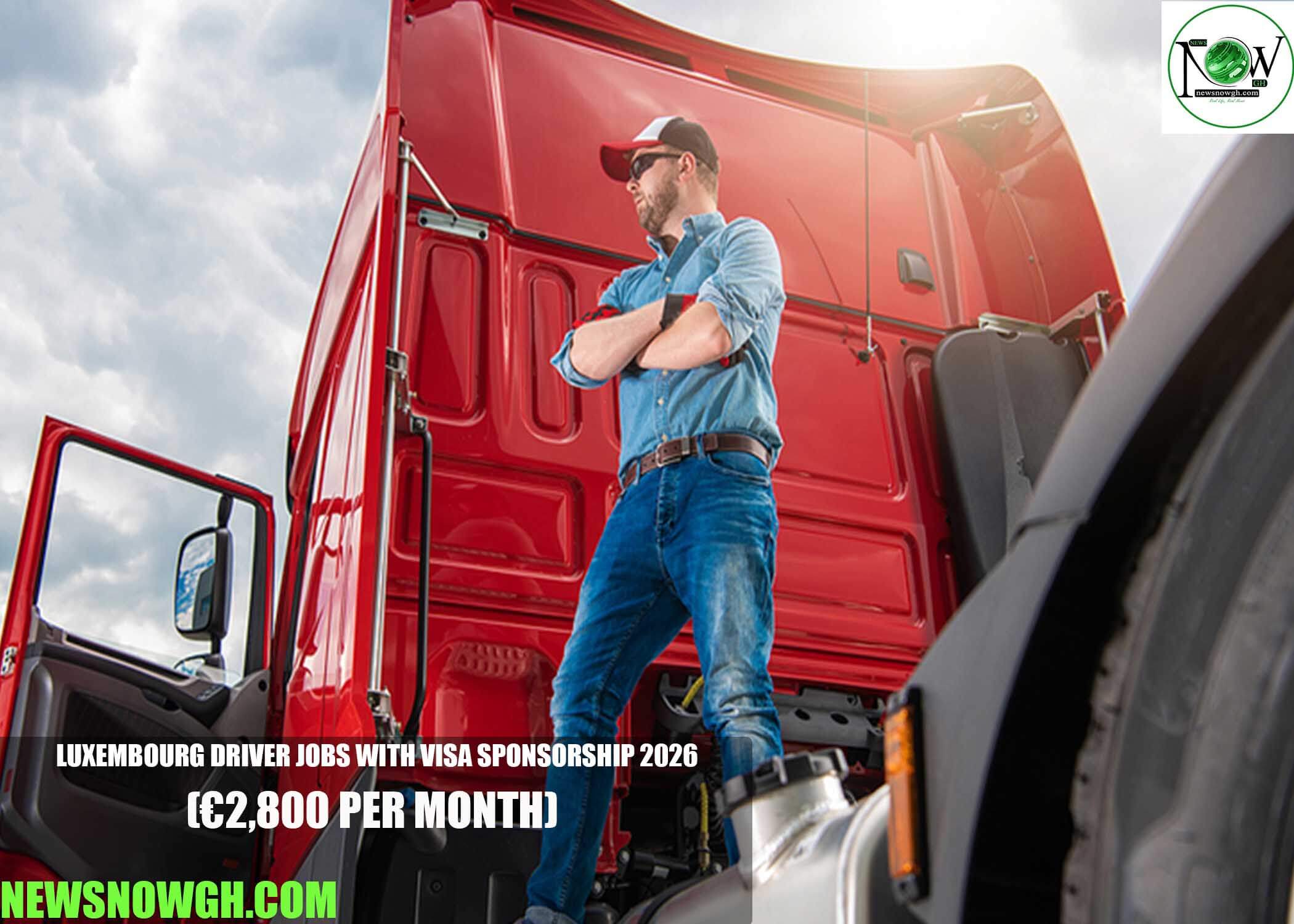 Luxembourg Driver Jobs with Visa Sponsorship 2026