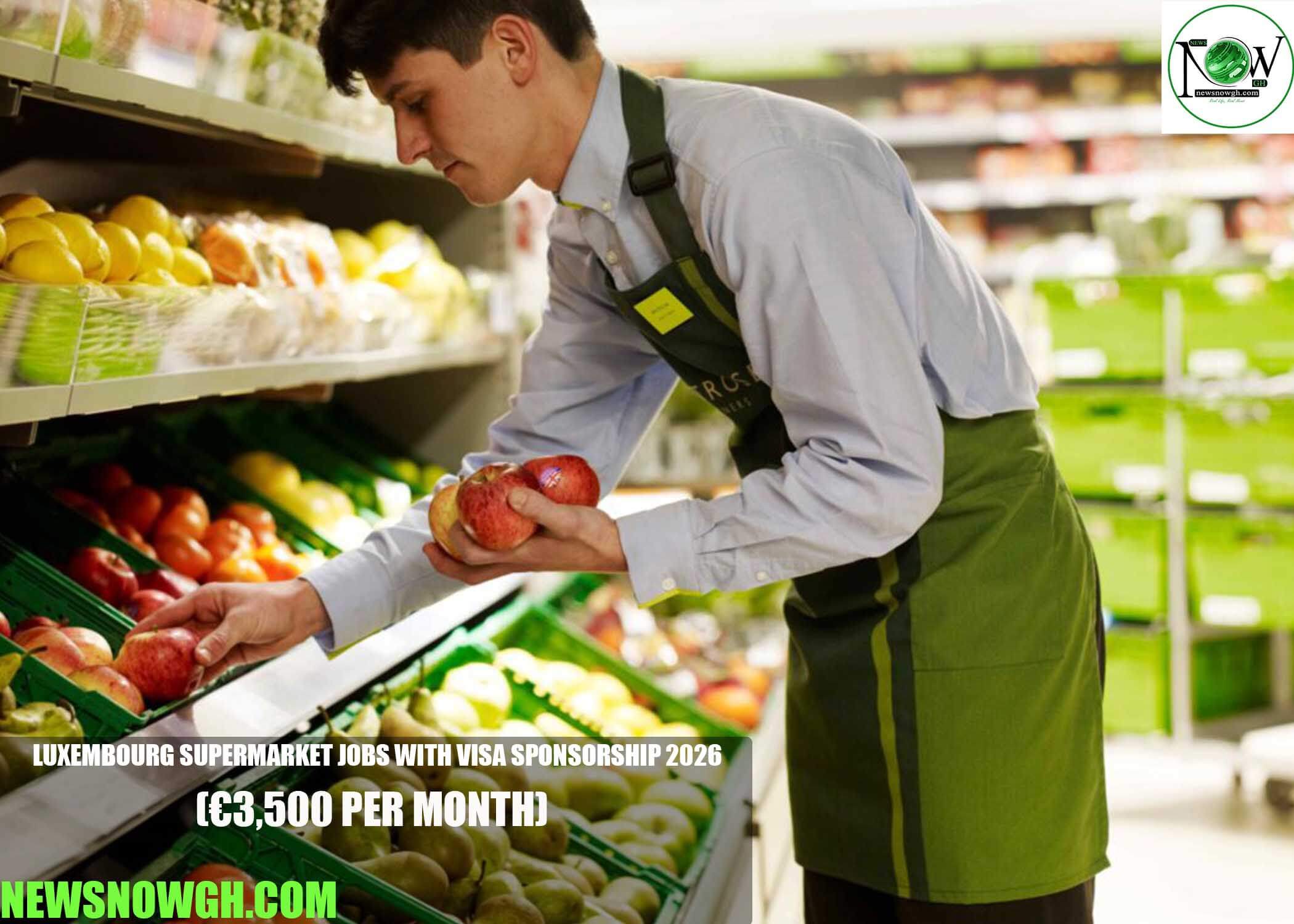 Luxembourg Supermarket Jobs with Visa Sponsorship 2026