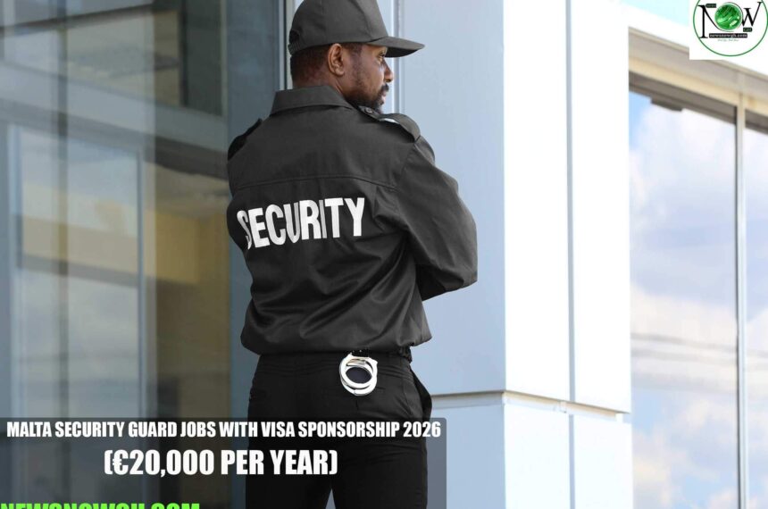 Malta Security Guard Jobs with Visa Sponsorship 2026