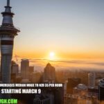 New Zealand Increases Median Wage to NZD 35 Per Hour Starting March 9