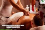 Remedial Massage Therapist Jobs in Australia 2026