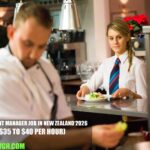 Restaurant Manager Job in New Zealand 2026
