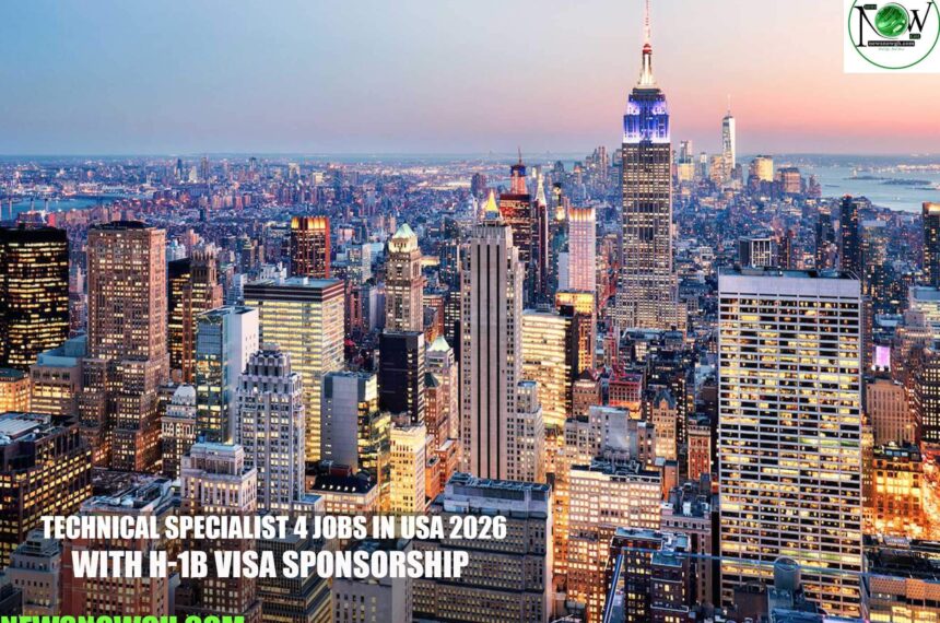 Technical Specialist 4 Jobs in USA 2026 with H-1B Visa Sponsorship