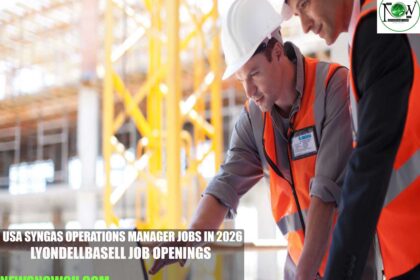USA Syngas Operations Manager Jobs in 2026