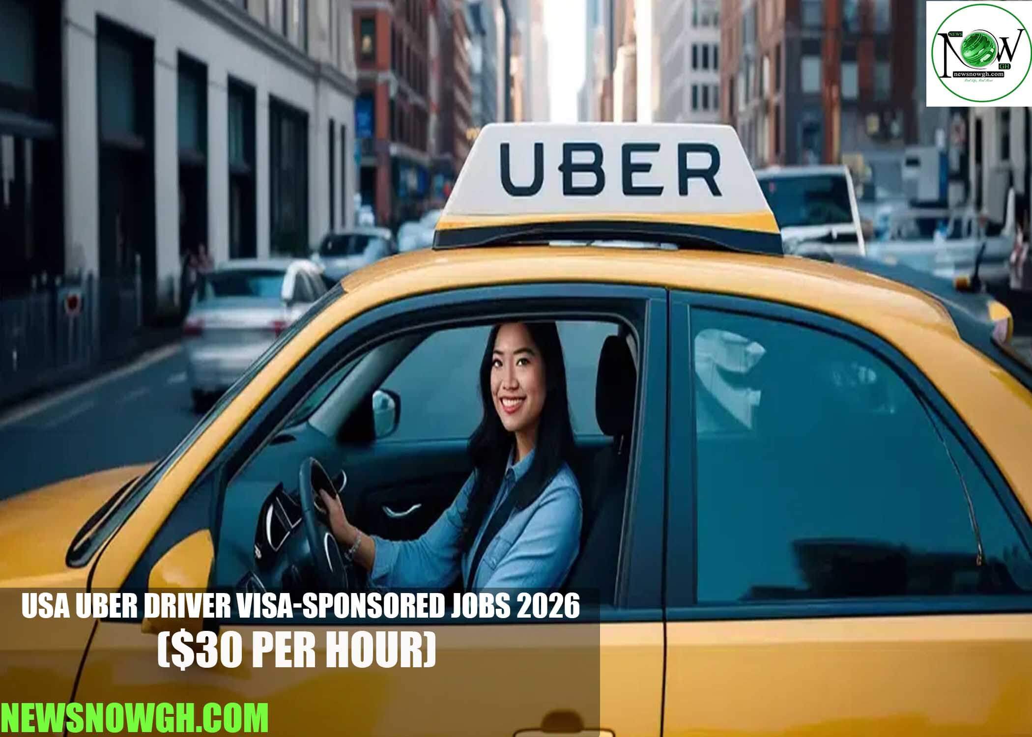 USA Uber Driver Visa-Sponsored Jobs 2026
